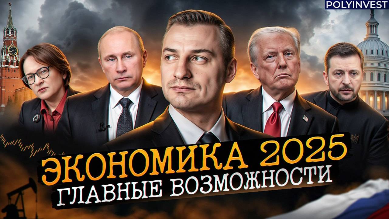 Что будет в 2025 году? Валюта. Инфляция. Банки. Банкротства. Ставка ЦБ. Нефть. Золото. Главные идеи смотреть онлайн