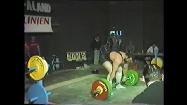 Andy Kerr (Great Britain) 1983 powerlifting DEADLIFT 377.5 KG смотреть онлайн