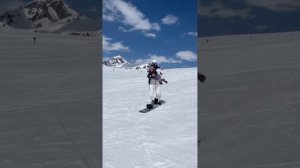 Домбай | Катание детей