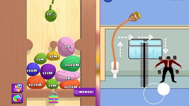 🌈 Blob Merge 3d ( jelly 2048 ) 🆚 help me: tricky puzzle Gameplay New Update part 01 смотреть онлайн