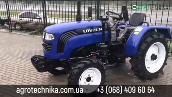 Новый минитрактор Lovol 244 - полный привод! | agrotechnika.com.ua🚜