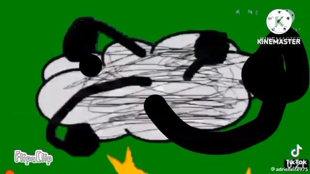 Fight Cloud Green Screen