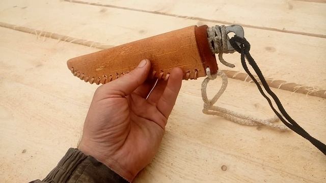 Ножны из бересты!!! смотреть онлайн