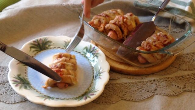 Сосиски в сушках