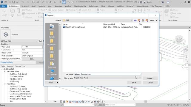 2 Save the Revit File to Username Exercise 4 смотреть онлайн