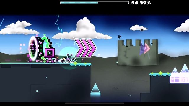 2-Player Insane Demon - Different Space By SweetyDaniX 100% // Geometry Dash Mobile