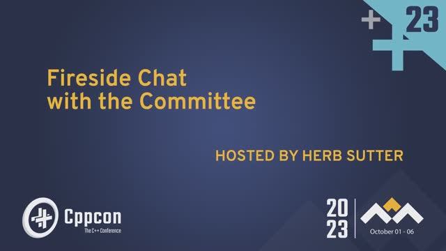 ISO C++ Standards Committee Panel Discussion - Hosted by Herb Sutter - CppCon 2023 смотреть онлайн