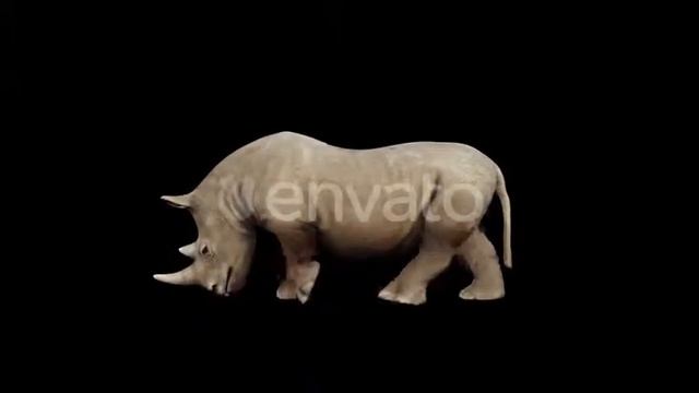 4K Rhinoceros Walk | Motion Graphics - Videohive template смотреть онлайн