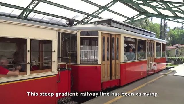 Sassi Superga funicular and the classic orange trams of Turin смотреть онлайн