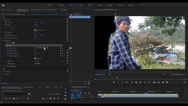 EASY WALK BY TRANSITION IN ADOBE PREMIERE PRO - ( Tutorial in Nepali) смотреть онлайн