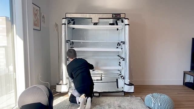 Active Grow 3-Tier LED Walden Grow Tent Rack System for Indoor Plants, Microgreens & Seed Starting смотреть онлайн