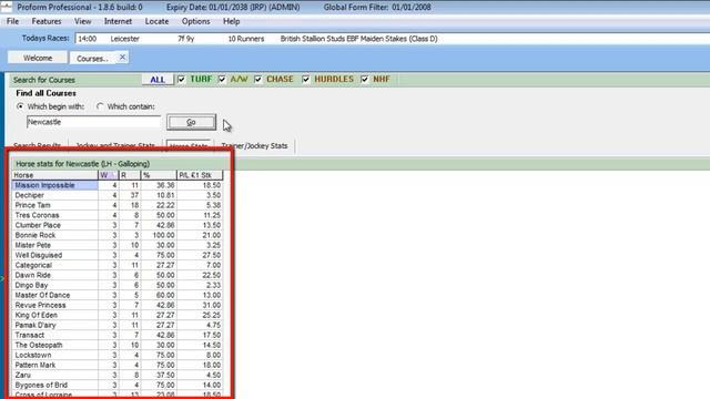 How to quickly lookup the key stats for a course in Proform using the course search смотреть онлайн