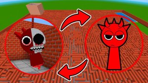 Я призываю НОВОГО Incredibox Sprunki в Maze Gmod Minecraft! Часть 5 | Incredibox Sprunki
