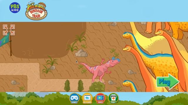 PBS Kids Dinosaur Train: Buddy's A-Maze-Ing Adventure смотреть онлайн