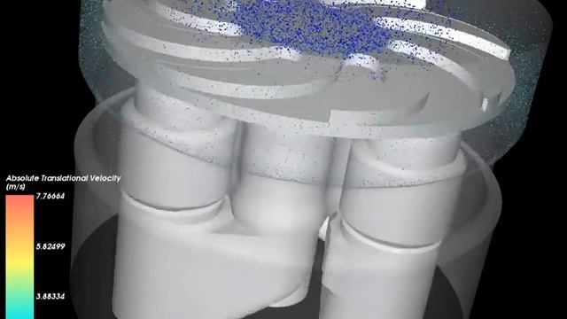 M350 Vertical Roller Mill DEM simulation смотреть онлайн