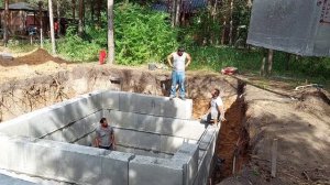 Строительство погреба под гаражом