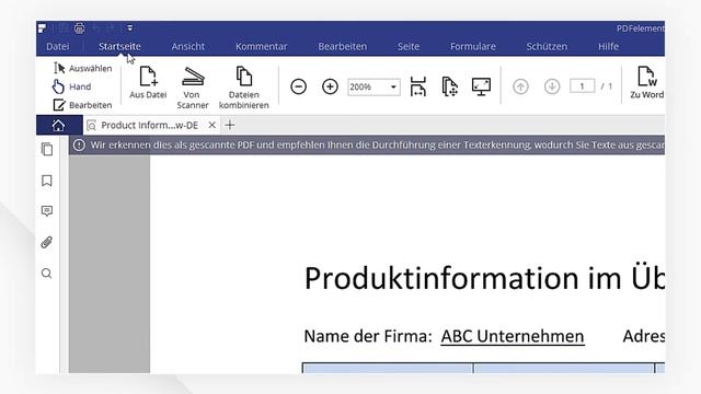 Konvertieren gescannter PDFs in Excel unter Windows mit PDFelement смотреть онлайн