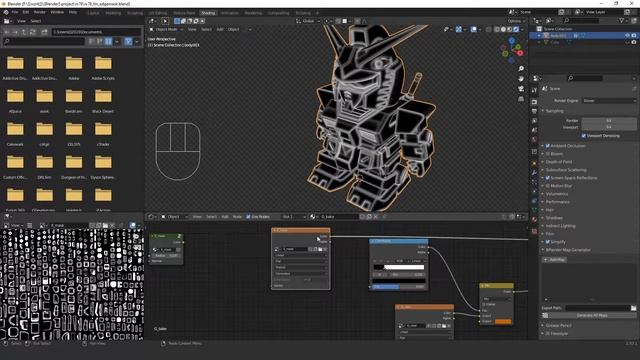 Quick Start Blender #สร้าง edge mask ทำขอบวัตถุ เพื่อใส่สีพิเศษ смотреть онлайн