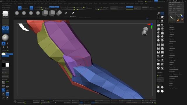 Arm Anatomy Blockout using Zbrush смотреть онлайн