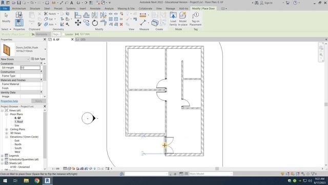 Placing Doors in Revit | Step-by-Step Tutorial for Beginners смотреть онлайн