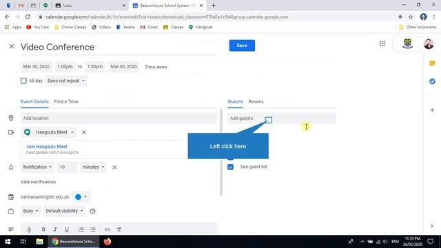 Schedule a Hangout Meeting directly from Google Classroom. смотреть онлайн