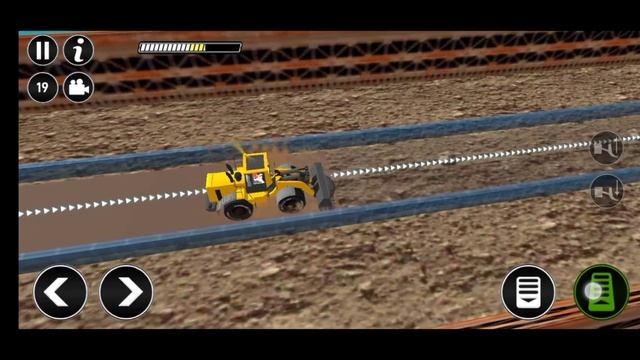 BRUDER TOYS video for KIDS | Tractor JCB 5CX for CHILDREN works at road! part 1 смотреть онлайн