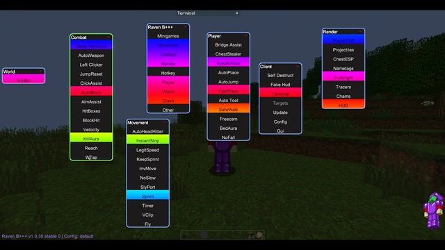 RAVEN B+++ | BEST FREE CLIENT FOR FORGE | 1k Pack смотреть онлайн