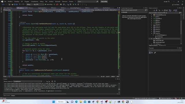 Galaxy Plugin : Solar System simulation early stage RhinoCommon C# open source in Rhino. смотреть онлайн