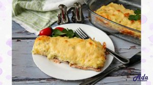 Форель под шубой в духовке Рецепт, пошаговый, к