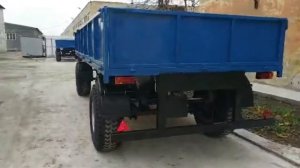 Недорогой тракторный прицеп, раздвижной для перевозки опор ЛЭП