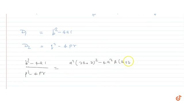 let `alpha ,beta` be roots of `ax^2+bx+c=0` and `gamma,delta` be the roots of `px^2+qx+r=0`and ... смотреть онлайн