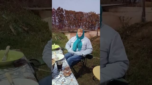 #строительство дома своими руками # труженики 💪# красивый вид # природа #🌳 # октябрь #2024