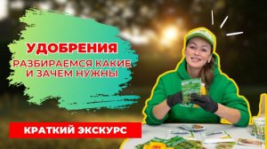 Виды удобрений: разбираемся что и когда вносить