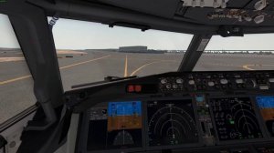 XP-11 B737 MAX8 - Landing OMDB Dubai International Airport, Fly Dubai