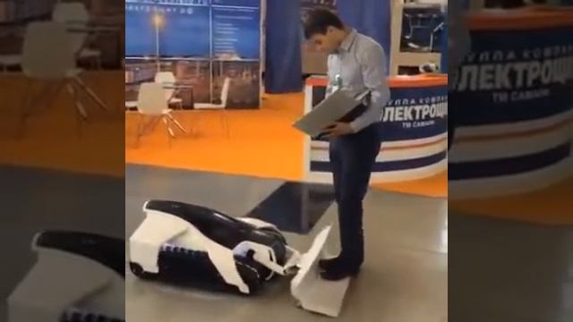 Робот снегоуборщик АТСУ1 смотреть онлайн