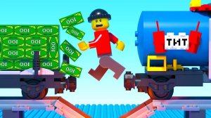 Детские Мультик про машинки LEGO. Деньги провалились. Мультики для малышей смотреть онлайн