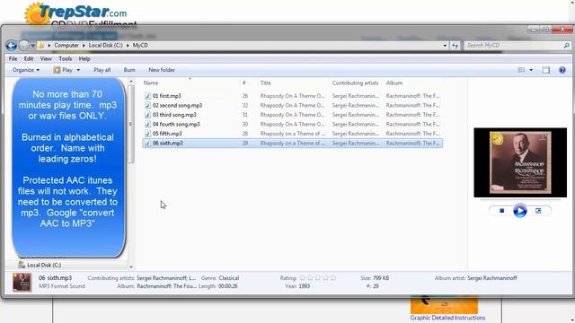 How to prepare AudioCDs and upload them to TrepStar.com смотреть онлайн