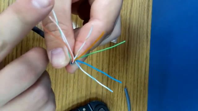 How to make connector RJ45 for UTP cable HD смотреть онлайн