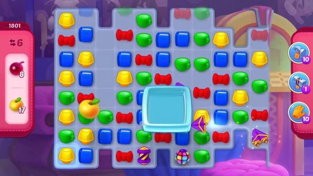 HomeScapes Level 1801 no boosters (18 moves) смотреть онлайн