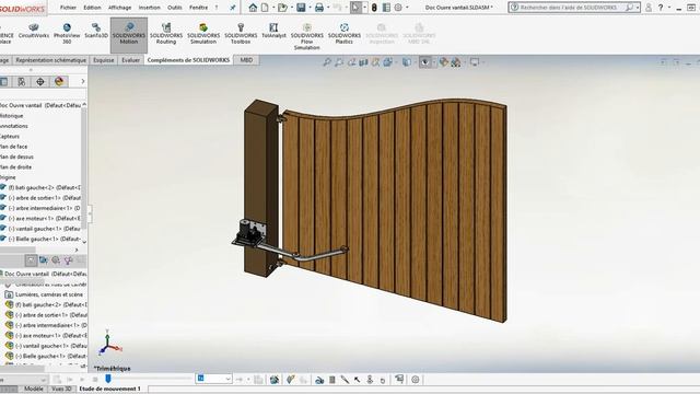 Solidworks Motion : Activation du module Analyse de mouvement смотреть онлайн