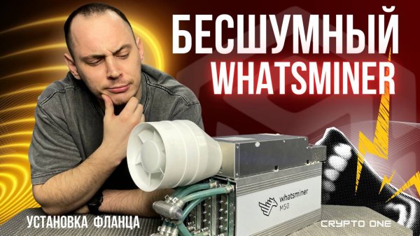 Забудь про шум от асика! Инструкция по установке ФЛАНЦА Whatsminer