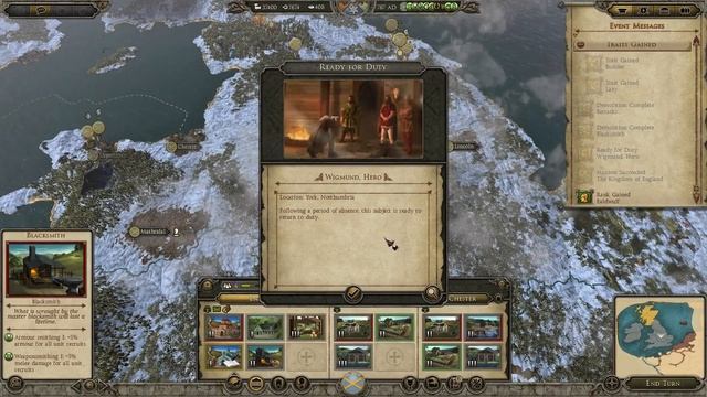 Total War: Attila - AoC (Legendary) - Kingdom of Mercia - Ep.15 - King of England! смотреть онлайн