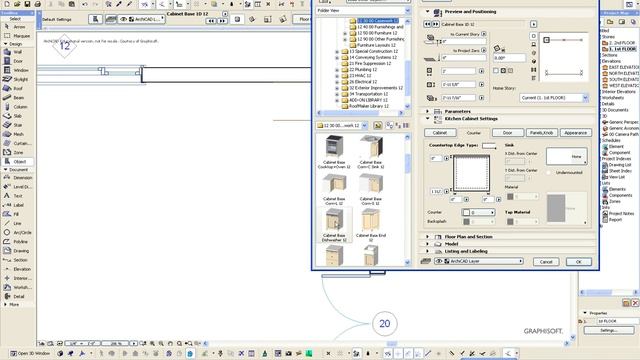 ArchiCAD Objects Kitchen смотреть онлайн