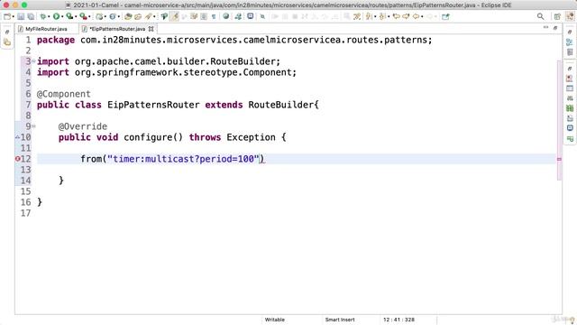 4_1. Step 01 - Exploring Pipeline and Multicast EI Patterns in Camel смотреть онлайн