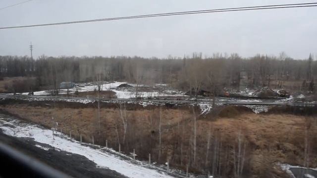 Электропоезд ЭД9М-0034 после КР. Покатушки от Присягино до 226км. смотреть онлайн