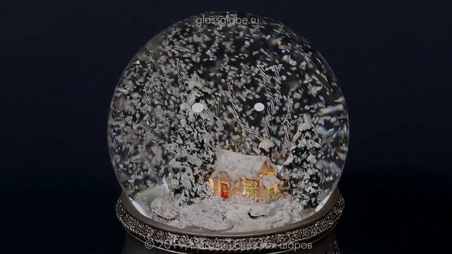 Снежный шар "Серебряная сказка" смотреть онлайн