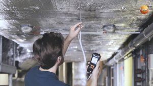 Измерение объёмного расхода в воздуховодах с testo 440