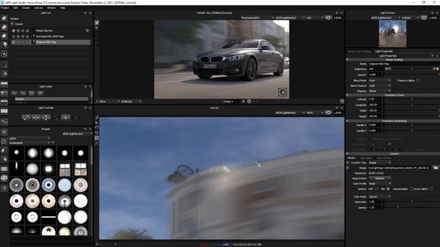Motion Blur specific areas of the HDRI Map смотреть онлайн