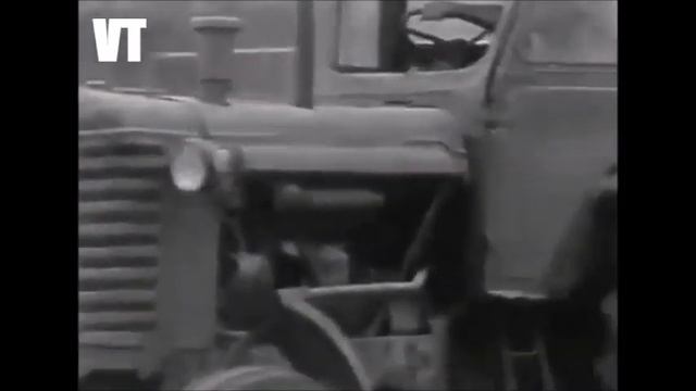 Belarus MTZ-5 and Belarus MTZ-50 tractors. А harvest in Krasnodar Krai. (1978). смотреть онлайн