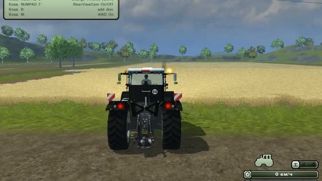 Review of Fashion: CLAAS XERION 3800 VC V 1.0 BLACK CHROME (the game Farming Simulator 2013) смотреть онлайн